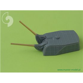 Master 1:350 Lufy 20cm, 12.7cm do IJN Mogami (1942) - 6szt. + 8szt.