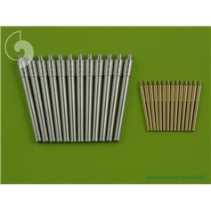 Master 1:350 Metal gun barrels 36cm, 15cm for IJN Fuso (1944) - 12pcs. + 14szt. 