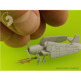 Master 1:350 Amerykańska torpeda lotnicza Mark 13 (22.4in) z wózkami - typ wczesny (10 szt.) 