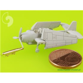 Master 1:350 Amerykańska torpeda lotnicza Mark 13 (22.4in) z wózkami - typ wczesny (10 szt.) 