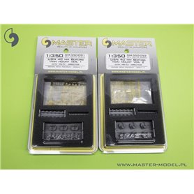 Master 1:350 Amerykańskie podwójne działko Bofors 40 mm/56 - wersja 2 z dalocelownikiem Mk-51 - 6szt.