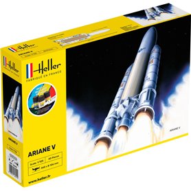 Heller 1:125 Ariane V - STARTER KIT - z farbami