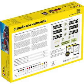Heller 1:24 Citroen B14 Normande - STARTER KIT - z farbami