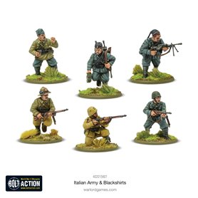 Bolt Action Italian Army & Blackshirts plastic boxed set