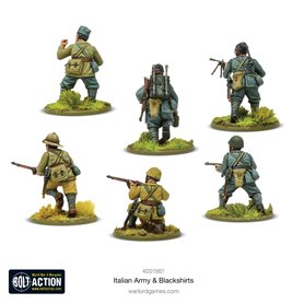 Bolt Action Italian Army & Blackshirts plastic boxed set