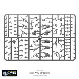 Bolt Action Italian Army & Blackshirts plastic boxed set