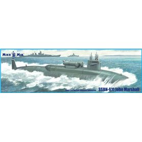 Mikromir 350-043 American Nuclear-powered Submarine SSBN-611 John Marshall