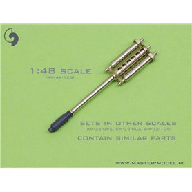 Master 1:32 Lufa działka M230 - 30mm, Rurki Pitota i antena do AH-64 Apache 