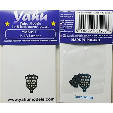 Yahu Models 1:48 P-43 Lancer (Dora Wings) 