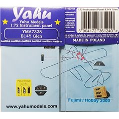 Yahu Models 1:72 Tablica przyrządów do E14Y Glen do Hasegawa/Hobby 2000