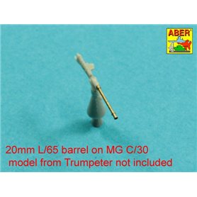 Aber Re-200 L11 Zestaw 20 luf 20 mm L/65 MG C/30 do Niemieckich okrętów