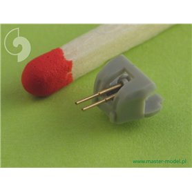 Master 1:700 Lufy brytyjskich dział 4in/45 (10.2 cm) QF HA Mark XVI (14 szt.) - większość brytyjskich okrętów (i innych, np. Bły