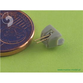 Master 1:700 Lufy brytyjskich dział 4in/45 (10.2 cm) QF HA Mark XVI (14 szt.) - większość brytyjskich okrętów (i innych, np. Bły