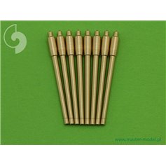 Master 1:700 Metal gun barrels for French 380 mm/45 Model 1935 - turrets without blast shelds - 8pcs. 