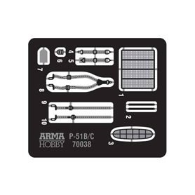 Arma Hobby 1:72 North American P-51B/C Mustang - EXPERT SET