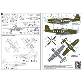 Arma Hobby 1:72 North American P-51B/C Mustang - EXPERT SET