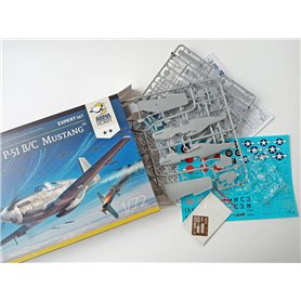 Arma Hobby 1:72 North American P-51B/C Mustang - EXPERT SET