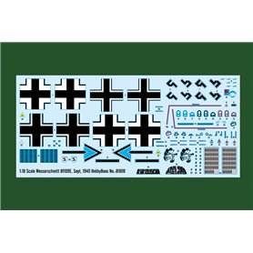 Hobby Boss 1:18 Messerschmitt Bf-109E - SEPTEMBER 1940