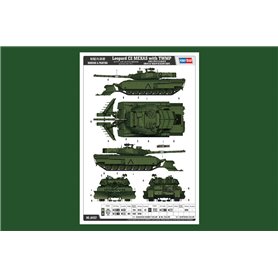 Hobby Boss 1:35 Leopard C2 MEXAS W/TWMP