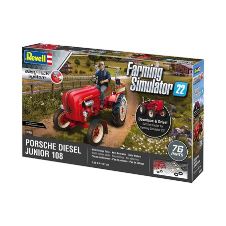 Revell 07823 1/24 Porsche Junior 108 Farming Simulator Edition