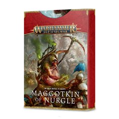 WARSCROLL CARDS Maggotkin Of Nurgle