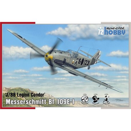 Special Hobby 72459 Messerschmitt Bf 109E-1 J/88 Legion Condor