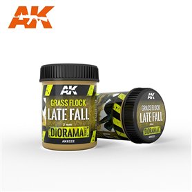 AK Interactive GRASS FLOCK 2MM LATE FALL