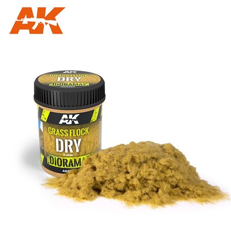 AK Interactive GRASS FLOCK 2MM - DRY