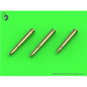Master 1:35 Niemiecka amunicja 2cm do działka Flak 30/38, KwK 30/38 - łuski i 3 rodzaje pocisków - 15szt. + 45szt.