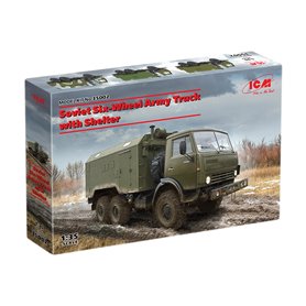 ICM 1:35 SOVIET SIX-WHEEL ARMY TRUCK W/SHELTER
