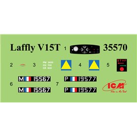 ICM 1:35 Laffly V15T - WWII FRENCH ARTILLERY TOWING VEHICLE