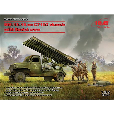 ICM 35596 BM-13-16 on G7107 chassis with Soviet crew