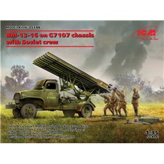 ICM 1:35 BM-13-16 ON G7107 CHASSIS W/SOVIET CREW