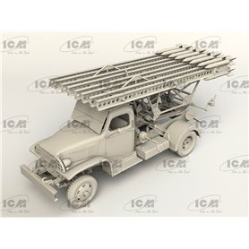 ICM 1:35 BM-13-16 ON G7107 CHASSIS W/SOVIET CREW