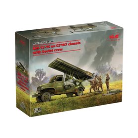 ICM 1:35 BM-13-16 ON G7107 CHASSIS W/SOVIET CREW