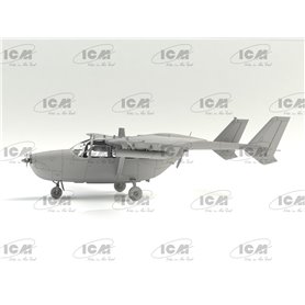 ICM 1:48 VIETNAM USAG AIRFIELD - Cessna O-2A + OV-10R Bronco + US PILOTS AND GROUND PERSONNEL