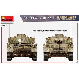 Mini Art 1:35 Pz.Kpfw.IV Ausf. H NIBELUNGENWERK. - MID. PROD. - AUGUST 1943