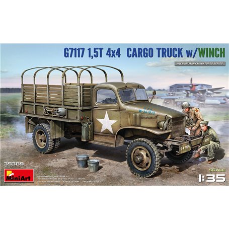 Mini Art 35389 G7117 1,5T 4×4 CARGO TRUCK w/WINCH