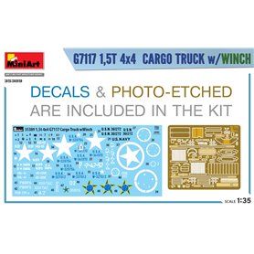 Mini Art 1:35 G7117 1.5T 4×4 CARGO TRUCK W/WINCH