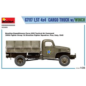 Mini Art 1:35 G7117 1.5T 4×4 CARGO TRUCK W/WINCH
