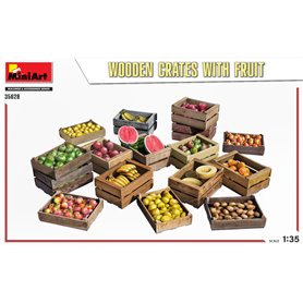 Mini Art 35628 Wooden Crates with Fruit