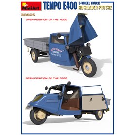 Mini Art 1:35 Tempo E400 HOCHLADER PRITSCHE - 3-WHEEL TRUCK