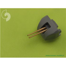 Master 1:400 Lufy brytyjskich dział 4in/45 (10.2 cm) QF HA Mark XVI (14 szt.) - większość brytyjskich okrętów (i innych, np. ORP