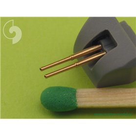 Master 1:400 Lufy brytyjskich dział 4in/45 (10.2 cm) QF HA Mark XVI (14 szt.) - większość brytyjskich okrętów (i innych, np. ORP