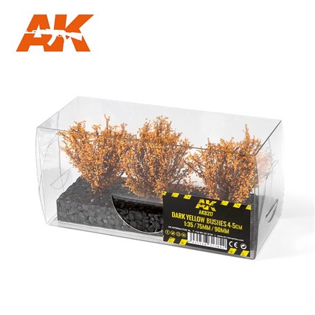 AK Interactive DARK YELLOW BUSHES - 4-6cm