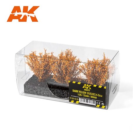 AK Interactive DARK YELLOW BUSHES 4-6CM