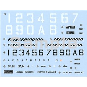 Fujimi 1:72 FLIGHT DECK CREW AND CARRIER TRACTOR