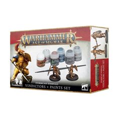 Warhammer AGE OF SIGMAR Stormcast Eternals Vindictors - 3 figurki + farby + pędzelek