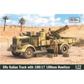 IBG 72098 3Ro Italian Truck with 100/17 100mm Howitzer