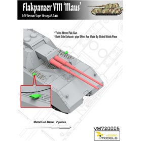 Vespid Models 1:72 Flakpanzer VIII Maus - GERMAN SUPER HEAVY AA TANK